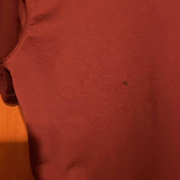 •NIKE•MEN'S MAROON FOOTBALL POLO COLLAR SHIRT SIZE MEDIUM - Picture 7 of 9